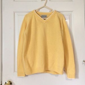 SOLD Cabin Creek V-Neck Yellow Sweater